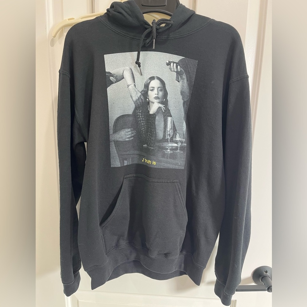Black Graphic Hoodie